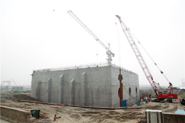 Sinking-well project for Huaneng Power Plant, Nantong