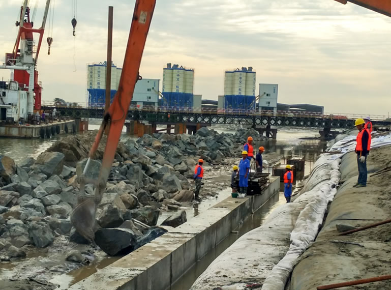新員工工地紀實篇—橫港沙固護二期先期工程項目